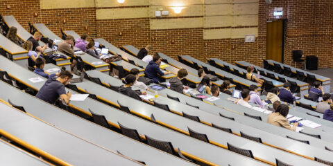 Students in lecture hall